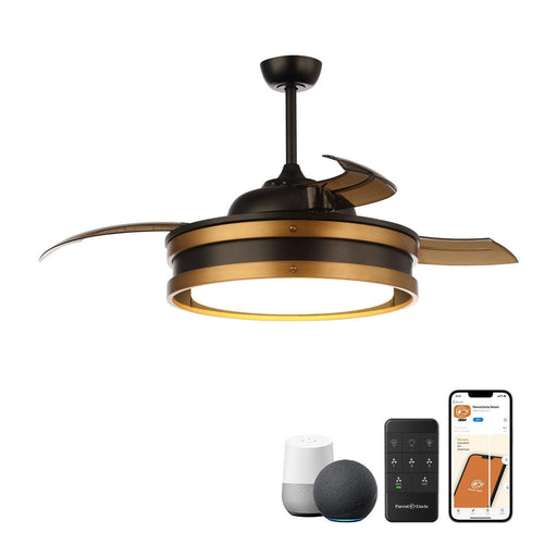 52" Cochin Smart Fan with LED Light - Sweatfully