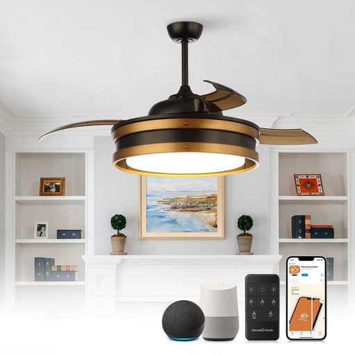 52" Cochin Smart Fan with LED Light - Sweatfully