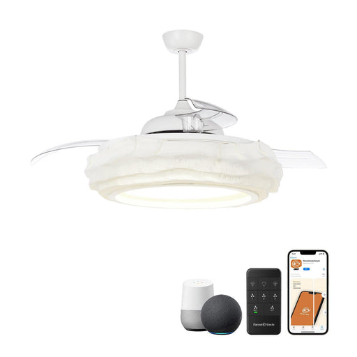 52" Jaipur Smart Fan with LED Light - Sweatfully
