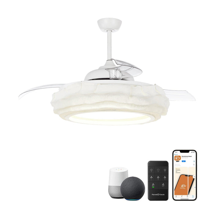 52" Jaipur Smart Fan with LED Light - Sweatfully