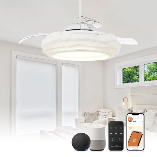 52" Jaipur Smart Fan with LED Light - Sweatfully