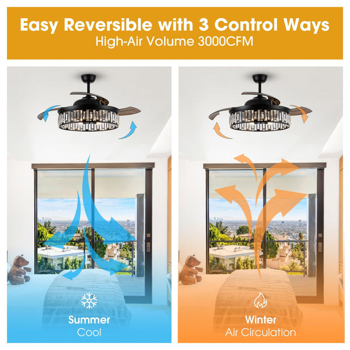 52" Broxburne Smart Fan with Light Kit - Sweatfully