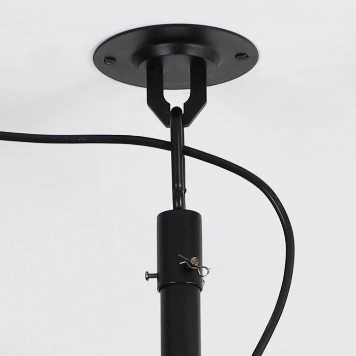 42 Inch Rhine Indoor/Wet Outdoor IP65 Black Anywhere Waterproof Ceiling Fan with LED Light and Convenient Hanging Hook - Sweatfully