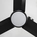 42 Inch Rhine Indoor/Wet Outdoor IP65 Black Anywhere Waterproof Ceiling Fan with LED Light and Convenient Hanging Hook - Sweatfully
