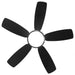 42 Inch Gladys Modern Black LED Ceiling Fan with Remote Control - Sweatfully