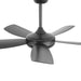42 Inch Gladys Modern Black LED Ceiling Fan with Remote Control - Sweatfully