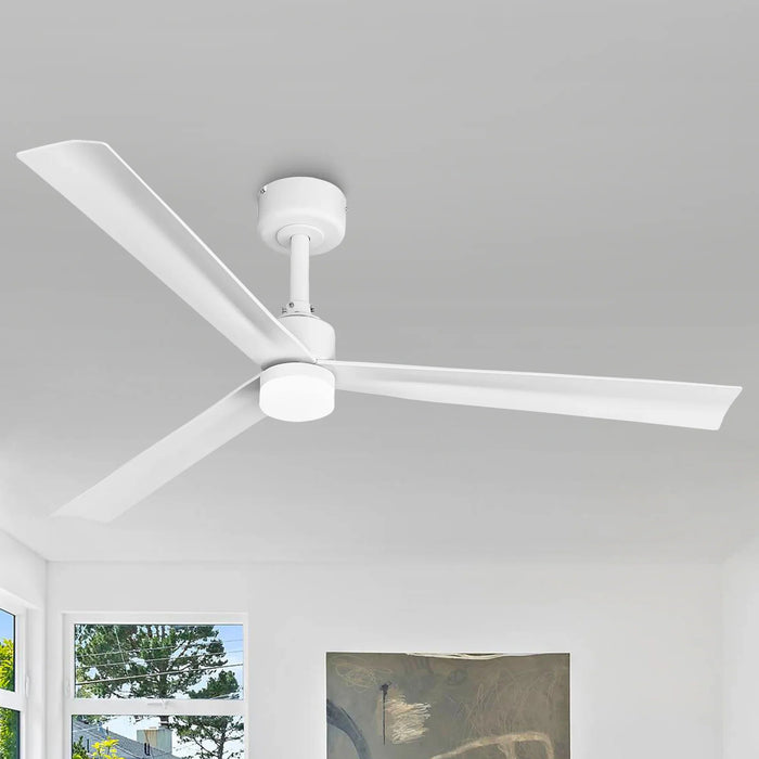 50 Inch Rae Modern Downrod Mount LED Ceiling Fan with Remote Control - Sweatfully