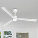 50 Inch Rae Modern Downrod Mount LED Ceiling Fan with Remote Control - Sweatfully