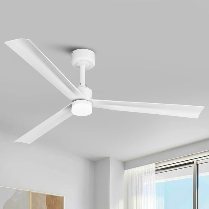 50 Inch Rae Modern Downrod Mount LED Ceiling Fan with Remote Control - Sweatfully