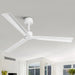 50 Inch Erica Modern Downrod Mount Ceiling Fan with Remote Control - Sweatfully