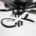 52 Inch Oregon DC Motor Modern Downrod Ceiling Fan with LED Light - Sweatfully