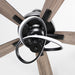 52 Inch Oregon DC Motor Modern Downrod Ceiling Fan with LED Light - Sweatfully