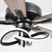 52 Inch Oregon DC Motor Modern Downrod Ceiling Fan with LED Light - Sweatfully