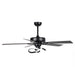 52 Inch Oregon DC Motor Modern Downrod Ceiling Fan with LED Light - Sweatfully