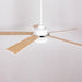 52 Inch Bernice DC Motor Industrial Downrod Ceiling Fan with LED Light and Remote Control - Sweatfully