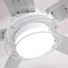 52 Inch Bernice DC Motor Industrial Downrod Ceiling Fan with LED Light and Remote Control - Sweatfully