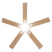 52 Inch Bernice DC Motor Industrial Downrod Ceiling Fan with LED Light and Remote Control - Sweatfully