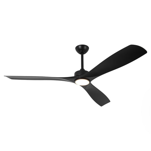 60 Inch Alexi DC Motor Modern Downrod Ceiling Fan with LED Light - Sweatfully
