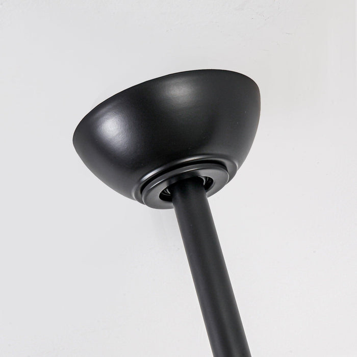 60 Inch Alexi DC Motor Modern Downrod Ceiling Fan with LED Light - Sweatfully