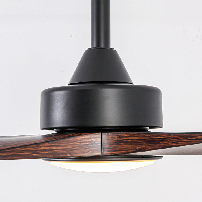 60 Inch Alexi DC Motor Modern Downrod Ceiling Fan with LED Light - Sweatfully