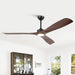 60 Inch Alexi DC Motor Modern Downrod Ceiling Fan with LED Light - Sweatfully