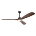 60 Inch Alexi DC Motor Modern Downrod Ceiling Fan with LED Light - Sweatfully