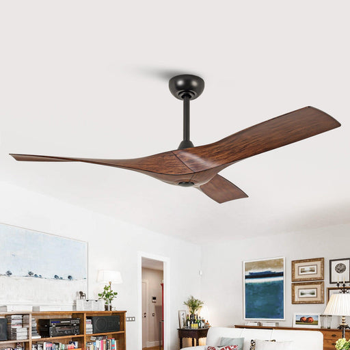 52 Inch Erin DC Motor Industrial Downrod Ceiling Fan with Remote Control - Sweatfully