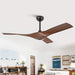52 Inch Erin DC Motor Industrial Downrod Ceiling Fan with Remote Control - Sweatfully