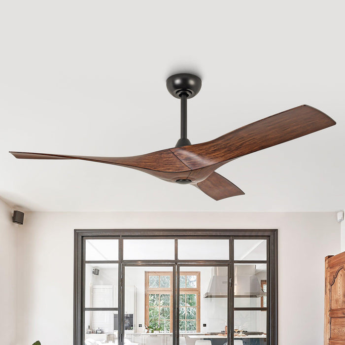 52 Inch Erin DC Motor Industrial Downrod Ceiling Fan with Remote Control - Sweatfully