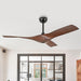 52 Inch Erin DC Motor Industrial Downrod Ceiling Fan with Remote Control - Sweatfully