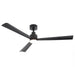 52 Inch Dinah Modern Downrod Mount Ceiling Fan with Remote Control and LED Light - Sweatfully