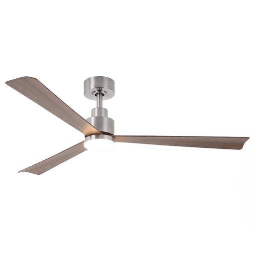52 Inch Dinah Modern Downrod Mount Ceiling Fan with Remote Control and LED Light - Sweatfully