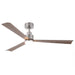52 Inch Dinah Modern Downrod Mount Ceiling Fan with Remote Control and LED Light - Sweatfully