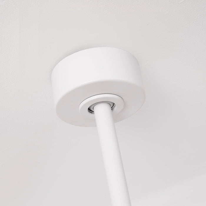 52 Inch Dinah Modern Downrod Mount Ceiling Fan with Remote Control and LED Light - Sweatfully