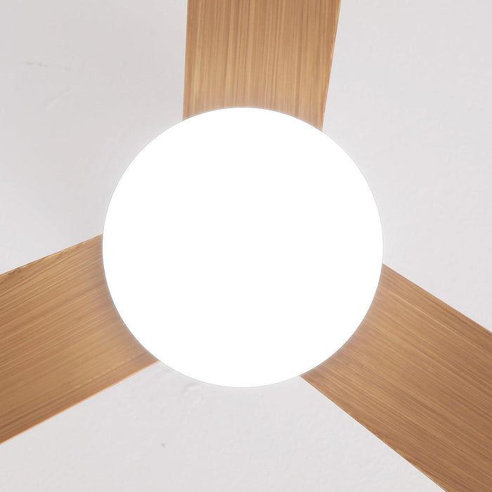 52 Inch Dinah Modern Downrod Mount Ceiling Fan with Remote Control and LED Light - Sweatfully