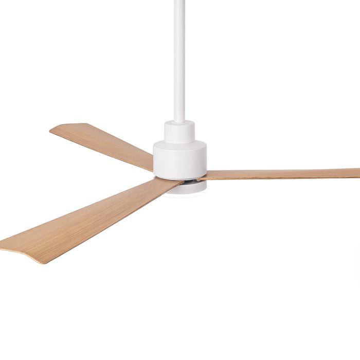 52 Inch Dinah Modern Downrod Mount Ceiling Fan with Remote Control and LED Light - Sweatfully