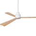 52 Inch Dinah Modern Downrod Mount Ceiling Fan with Remote Control and LED Light - Sweatfully