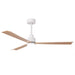 52 Inch Dinah Modern Downrod Mount Ceiling Fan with Remote Control and LED Light - Sweatfully