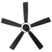 52 Inch Arlen Double-sided Blades Downrod Mount LED Ceiling Fan with Remote Control - Sweatfully