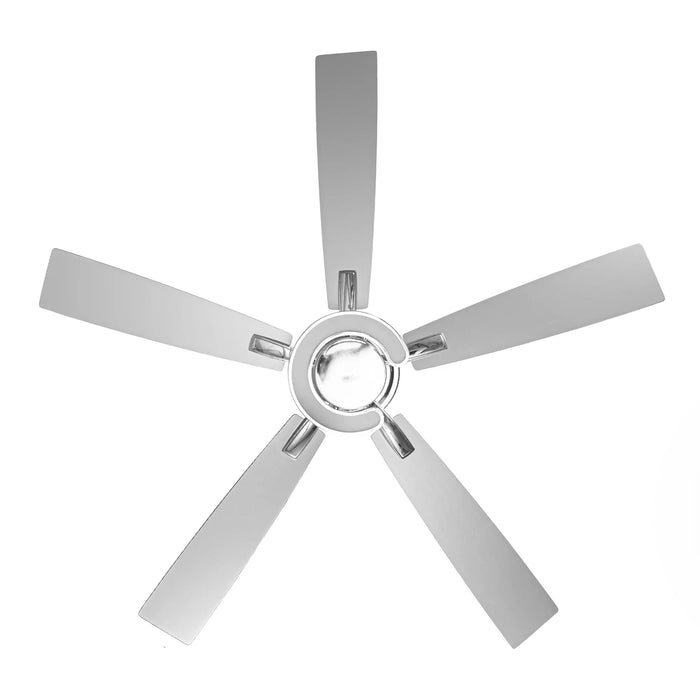 52 Inch Arlen Double-sided Blades Downrod Mount LED Ceiling Fan with Remote Control - Sweatfully