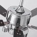 52 Inch Arlen Double-sided Blades Downrod Mount LED Ceiling Fan with Remote Control - Sweatfully
