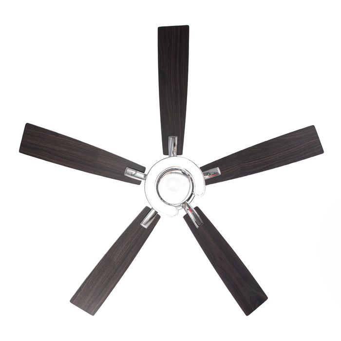 52 Inch Arlen Double-sided Blades Downrod Mount LED Ceiling Fan with Remote Control - Sweatfully