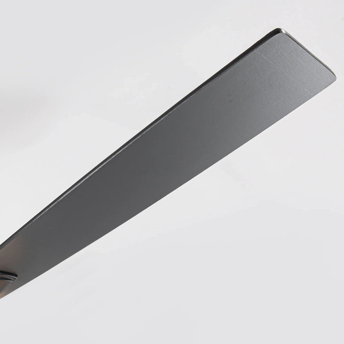 52 Inch Levi Double-sided Blades Downrod Mount LED Ceiling Fan with Remote Control - Sweatfully