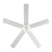 52 Inch Alva Double-sided Blades Downrod Mount LED Ceiling Fan with Remote Control - Sweatfully