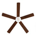 52 Inch Alva Double-sided Blades Downrod Mount LED Ceiling Fan with Remote Control - Sweatfully