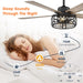 52" Divisadero Farmhouse Ceiling Fan with Remote Control - Sweatfully