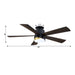 52" Flush Mount Smart Fan with LED Light - Sweatfully