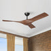 52" Wesley Industrial DC Motor Downrod Mount Reversible Ceiling Fan with Remote Control - Sweatfully