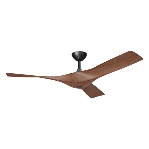 52" Wesley Industrial DC Motor Downrod Mount Reversible Ceiling Fan with Remote Control - Sweatfully