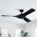 52" Wesley Industrial DC Motor Downrod Mount Reversible Ceiling Fan with Remote Control - Sweatfully